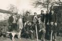 Equipe de récolteurs de sapins - déc 1948 - Miéville